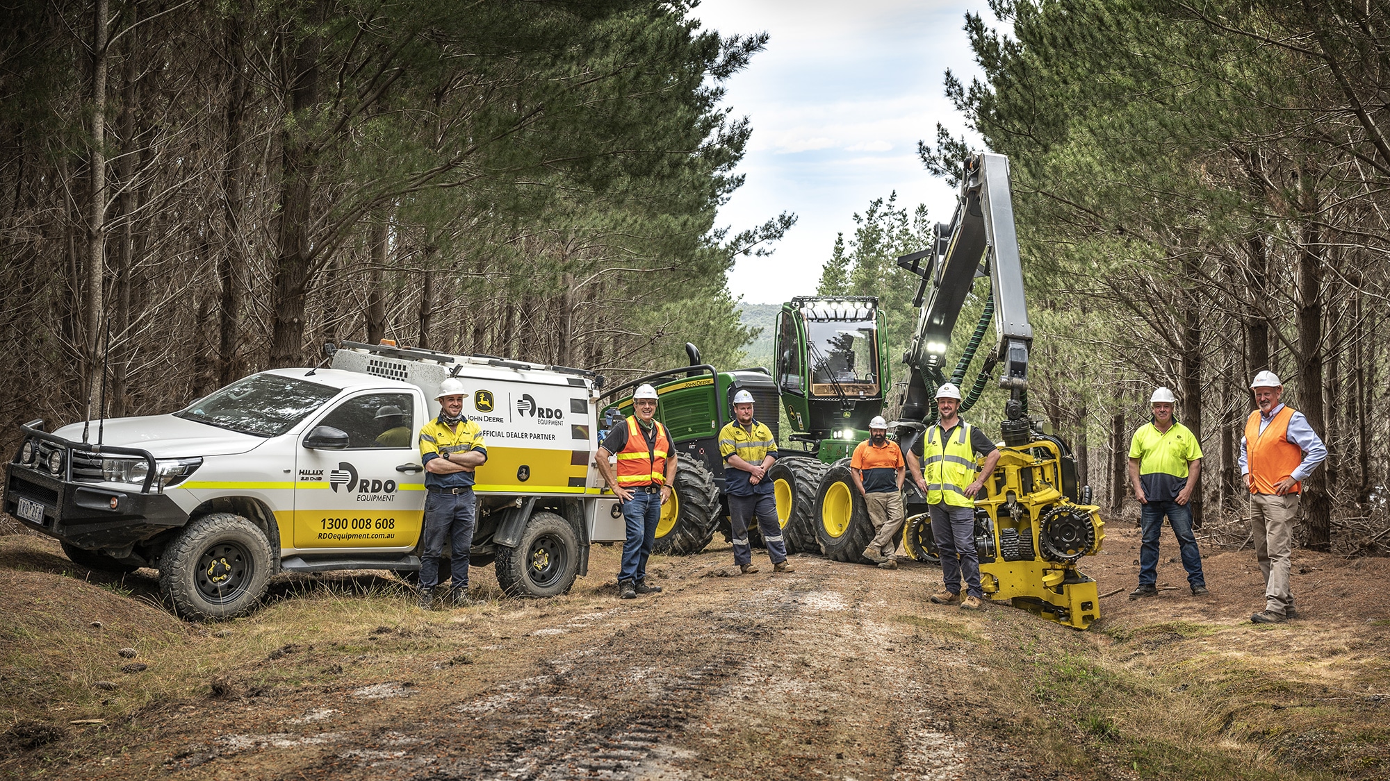 50th John Deere forestry machine sold in Australia sold to Austimber - RDO Equipment