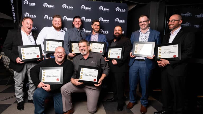 RDO Equipment Vermeer Technician Awards winners 2022 - Vermeer Australia