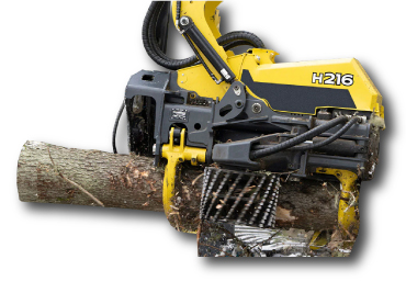 H216 2WD Harvester Head