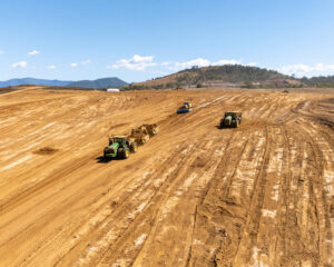 9R540 Tractors working together with 950 P-Tier Dozer