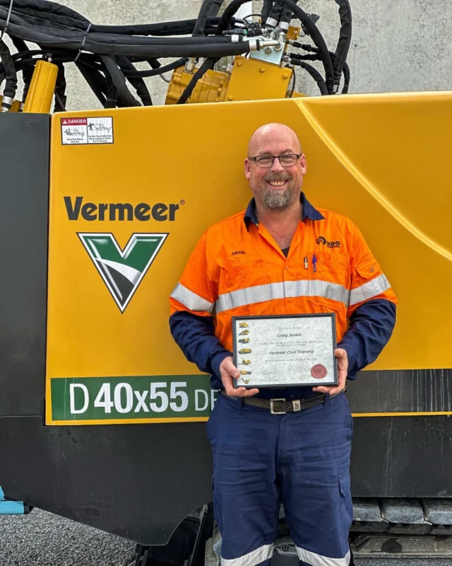 #TechTuesday Meet Craig, one of our service techs at RDO Adelaide.

Craig's been with us since January, in the industry for the past 30 years, and thoroughly enjoys working alongside all departments in our Adelaide branch. 

Random fact - Craig lives with a cracked skull from a horse injury when he was just 3 years old! But that doesn't stop him. When he's not in uniform you'll find him caravanning, camping and brewing ginger beer.

Cheers, Craig! 👏 

#RDOequipmentau #VermeerAustralia