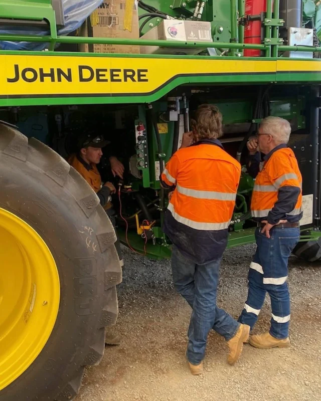 New skill level: Unlocked 🔓
 
Another course ticked off the list for our training department and agricultural team last week, this time running a group of technicians through a CP690 and CP770 Cotton Pickers technical course. 

Thank you to our trainers and Product Support team for your dedication, and congratulations to those technicians on completing the course. ✅

#RDOequipmentau #TechTuesday