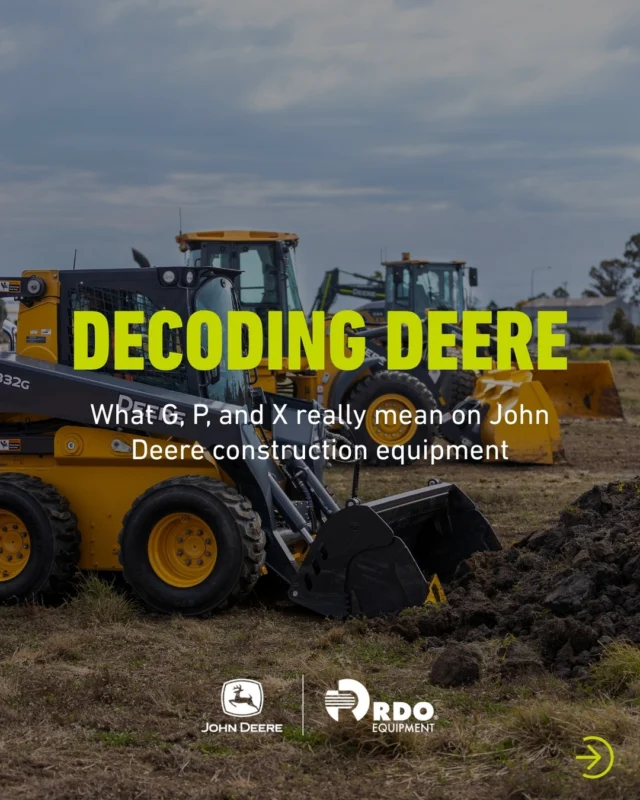 🟢 John Deere Performance Tiering - What’s the difference between G, P, and X?

We’ve broken it down in our latest carousel so you can choose the right machine for your job site.

📲 Swipe through to see which tier fits your needs.

#JohnDeere #RDOE #ConstructionGear #BuiltForIt #HeavyEquipment #PerformanceTiering