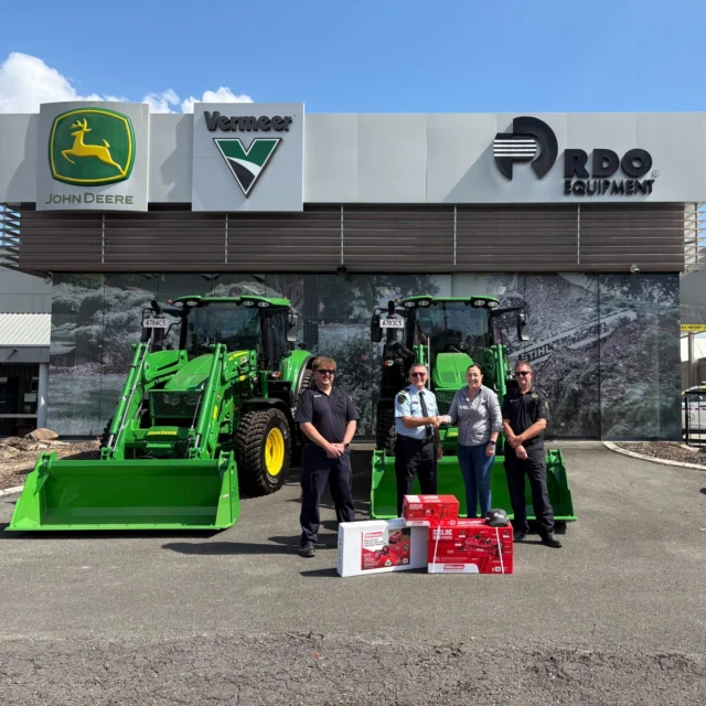 Proud to support those who support our community 🤝🚒

As part of our Community Giving Program, RDO Equipment Caboolture has donated a 55L Silvan sprayer to the Villeneuve Rural Fire Brigade. With more than 20 dedicated volunteers, the brigade plays a vital role in protecting the local community.

Pictured here are Philip, Tyson and Jacob from the Villeneuve RFB alongside Tess, Caboolture’s Branch Manager.

A big thank you to the Villeneuve team for the incredible work you do, on the fireground and beyond.