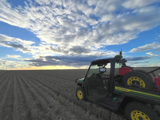 Thanks to our Ag Digital Specialist Pieter for this view near North Star 📍

After a successful protein data trial, our customer is now rolling out EM surveys across thousands of hectares.

After 6.5 hours in the field, Pieter took a moment to take it all in 🌾

“...appreciate the good things we get to experience.”