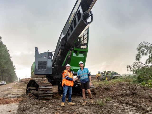 Brian Daubney recently delivered two John Deere 3156G Harvesters fitted with Waratah 624HX processing heads to Sunchip Group, and the machines went straight to work supporting the team's harvesting operations.

Combining the proven performance of the 3156G with the productivity and precision of the 624HX, this setup is built to keep timber moving in demanding forestry conditions.

Thanks to Sunchip Group for choosing RDO Equipment. We appreciate the opportunity to support your business and look forward to seeing these machines deliver results in the field.