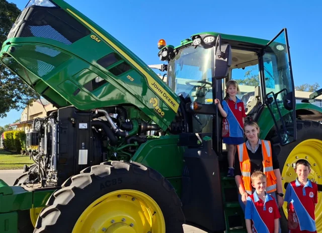 🚜 Safe to say the tractors were a hit!

Students from Ma Ma Creek State School recently visited our Gatton branch to thank the team for our support of their school. While they were here, they climbed aboard some of the machinery and got a closer look at life around the dealership.

Who knows, we might have met a few future farmers or technicians along the way!