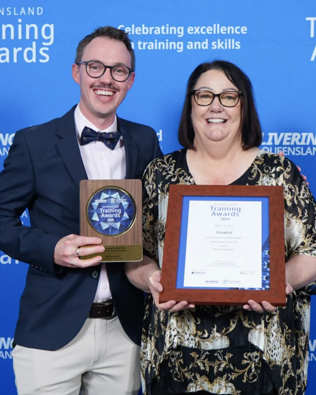 We're honoured to be named Large Employer of the Year (Darling Downs Region) at the recent Queensland Training Awards. 🎉

A fantastic recognition of the people, programs and opportunities that help our apprentices and trainees succeed. Thank you to everyone involved, especially Jackie for her passion and dedication to our early careers programs.