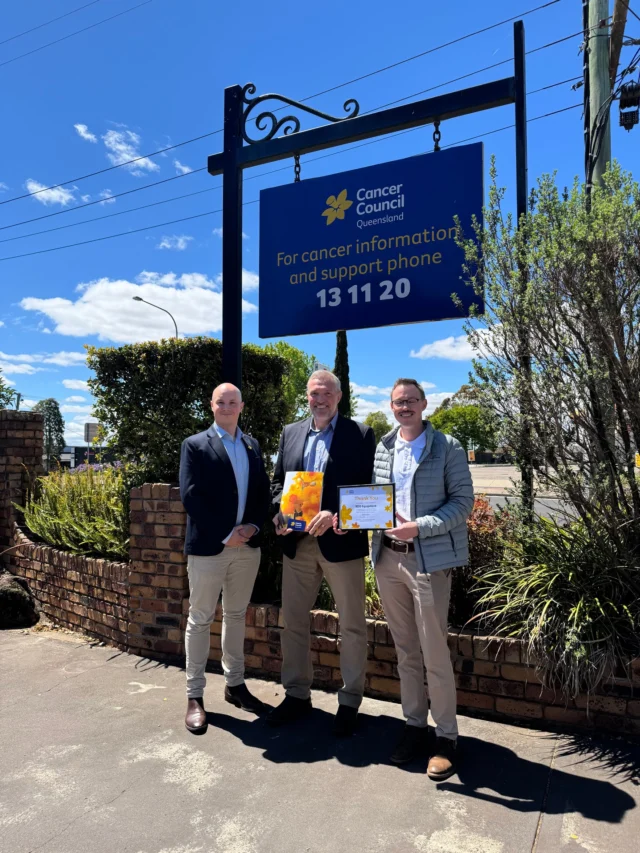 A great reminder that every dollar makes a difference💛

Earlier this year, RDO teams across Australia came together for Australia’s Biggest Morning Tea, raising $10,128 for Cancer Council Queensland.

Recently, Ben and Mick visited the Olivia McMahon Lodge in Toowoomba, gaining firsthand insight into how these funds help support Queenslanders and their families while undergoing cancer treatment away from home.

Thank you to everyone who contributed and helped make a real impact.