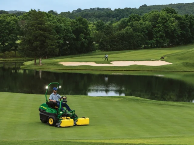 The future of turf care is here 👀🌱

John Deere has unveiled its first fully electric triplex mower, the 2775 E-Cut™ Electric. With battery power capable of mowing 22+ greens on a single charge, near-silent operation and zero hydraulic leak potential, it's designed to help golf courses maintain premium playing surfaces while reducing maintenance concerns.

Contact your local RDO Equipment branch to learn more.